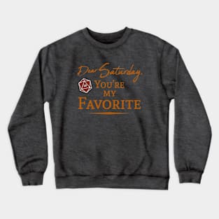 Game Night (spicy orange) Crewneck Sweatshirt